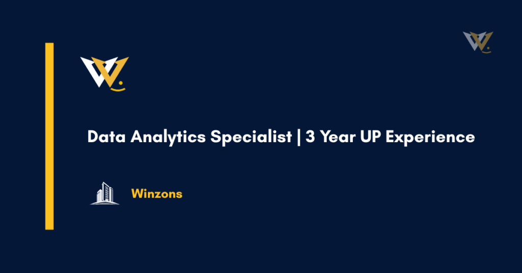 Data Analytics Specialist | 3 Year UP Experience