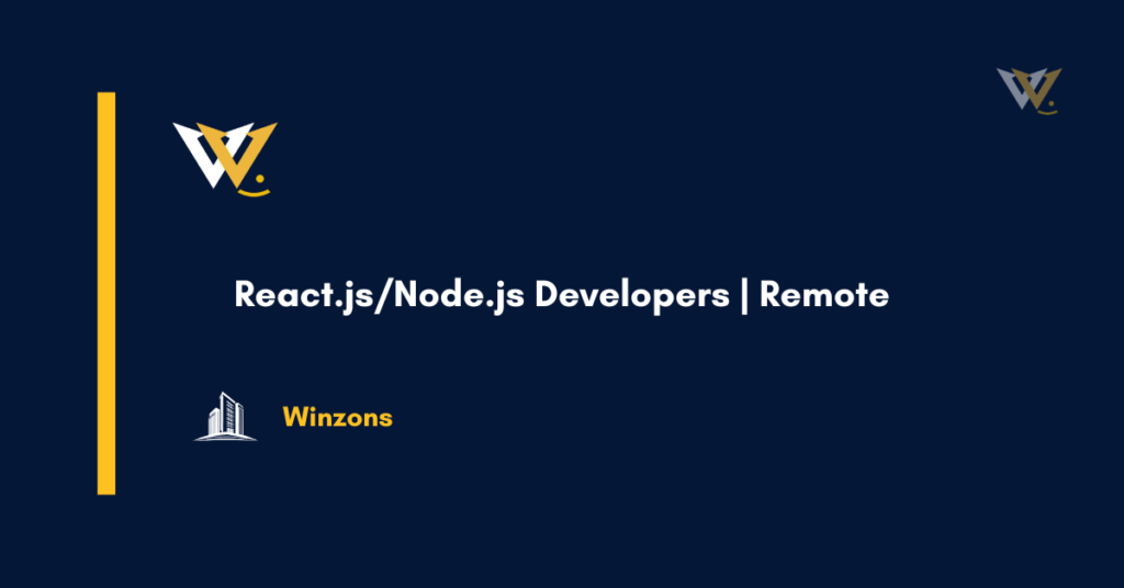 React.js/Node.js Developers | Remote
