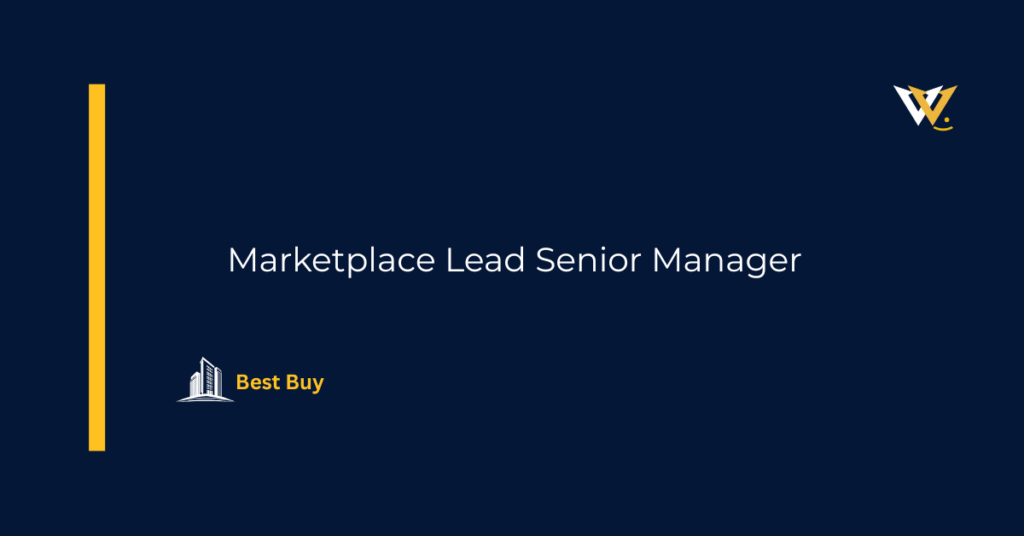 Marketplace Lead Senior Manager