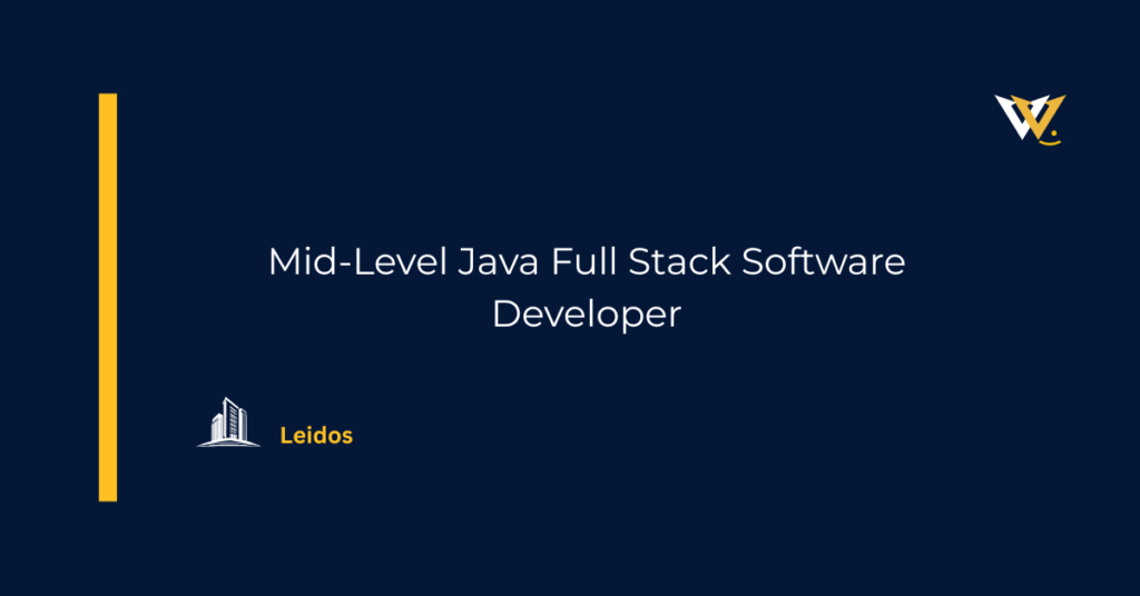Mid-Level Java Full Stack Software Developer
