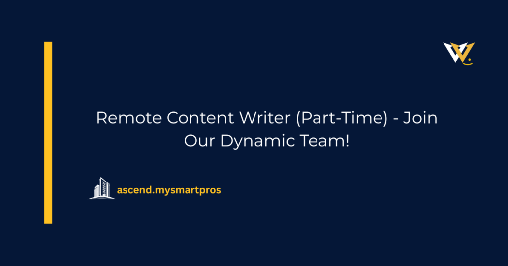 Remote Content Writer (Part-Time) - Join Our Dynamic Team!