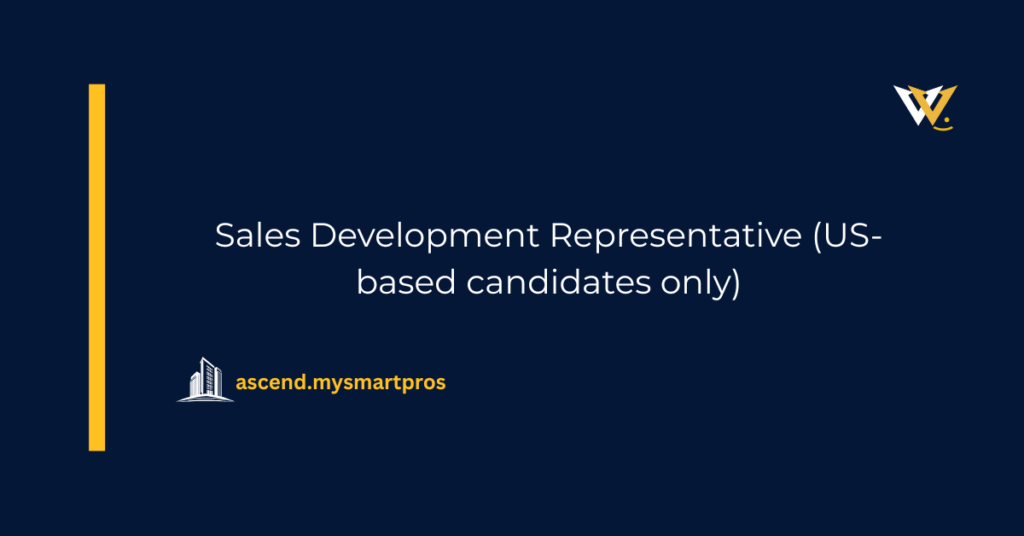 Sales Development Representative (US-based candidates only)