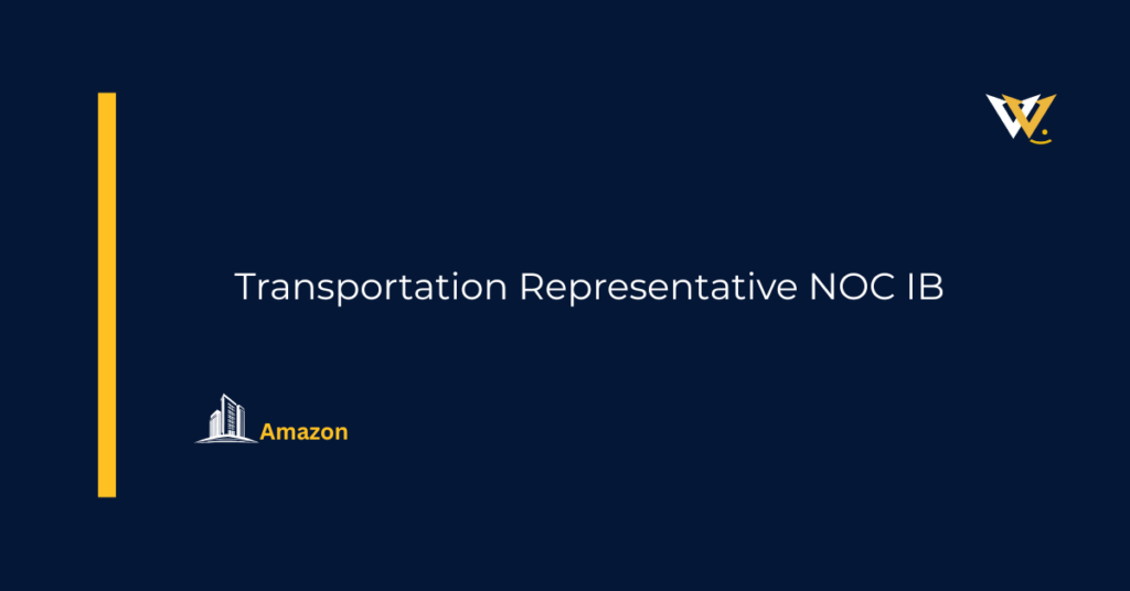 Transportation Representative NOC IB